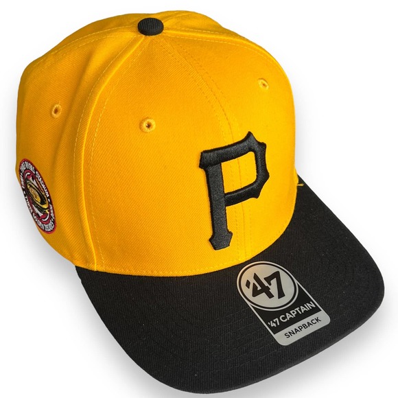 47 Other - NWT 47 Brand Pittsburgh Pirates Yellow Black Snapback Hat Snapback Adjustable